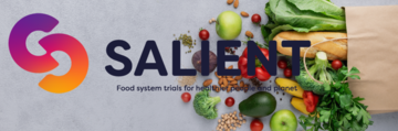 Salient project logo showing a brown bag of groceries 